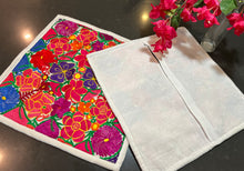 Load image into Gallery viewer, Bloom embroidered pillowcase 001
